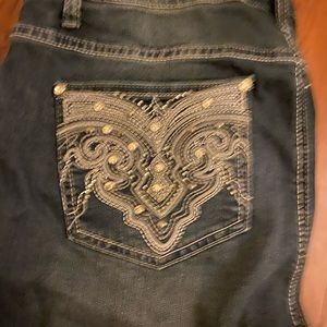 rhinestone bootcut jeans